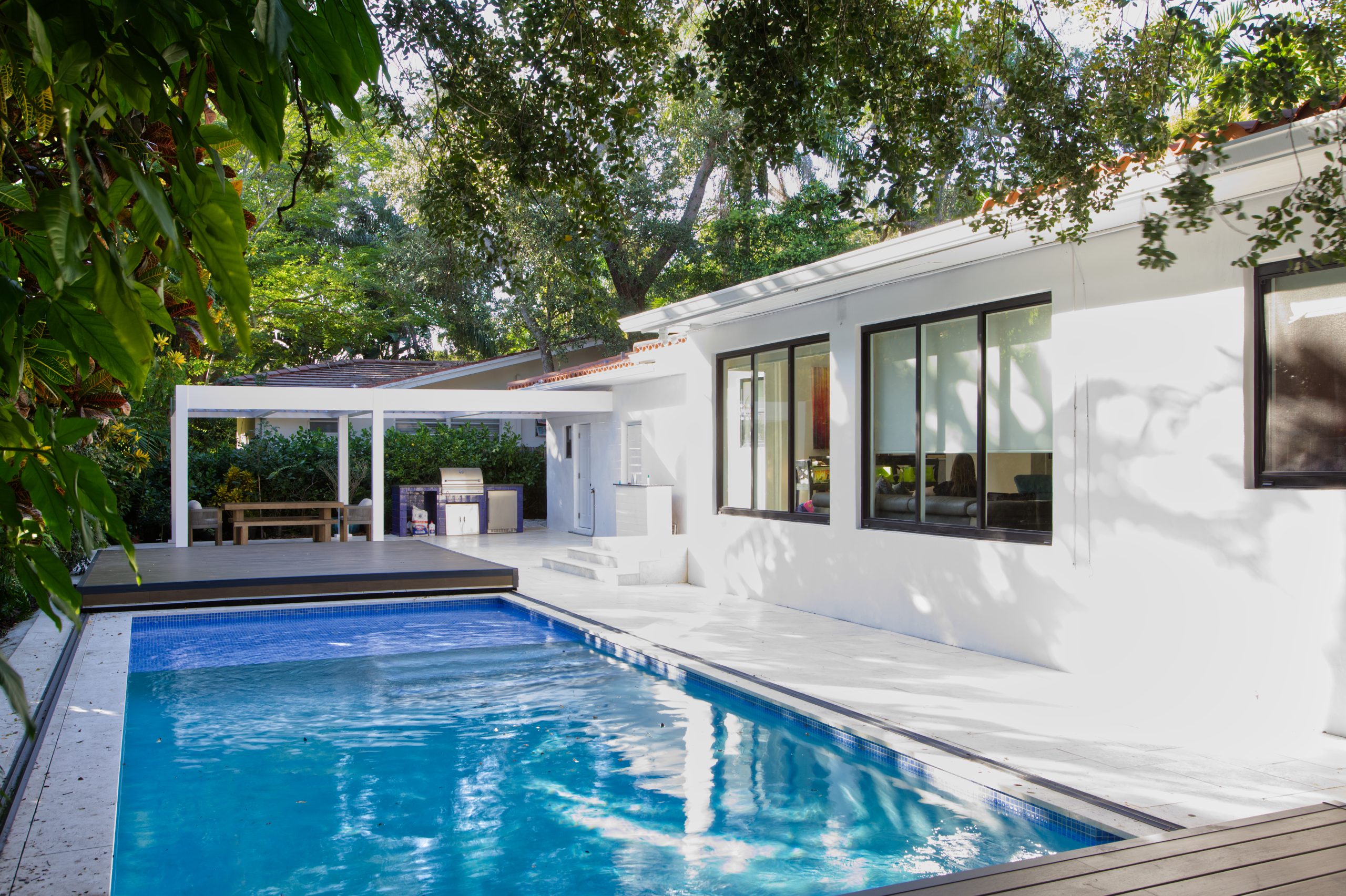 The Deck - Sliding pool deck cover