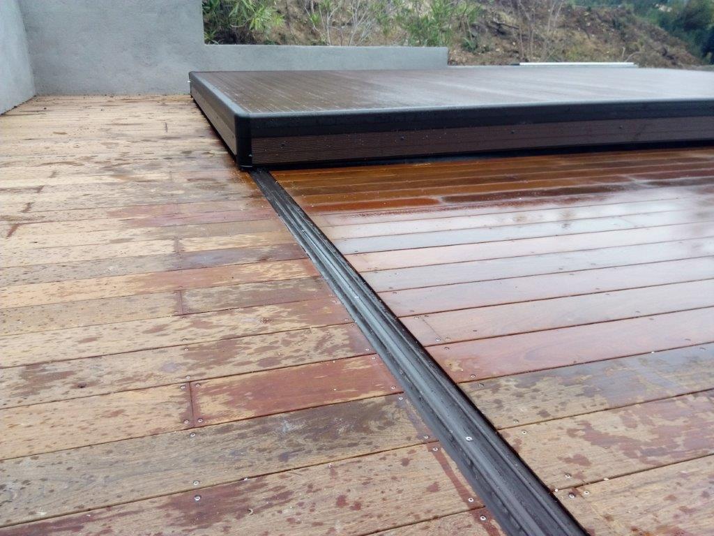 Pool deck patio